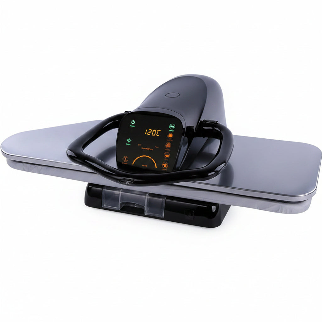 Plancha de vapor de 42 pulgadas, 2200 vatios, con control táctil y pantalla LED